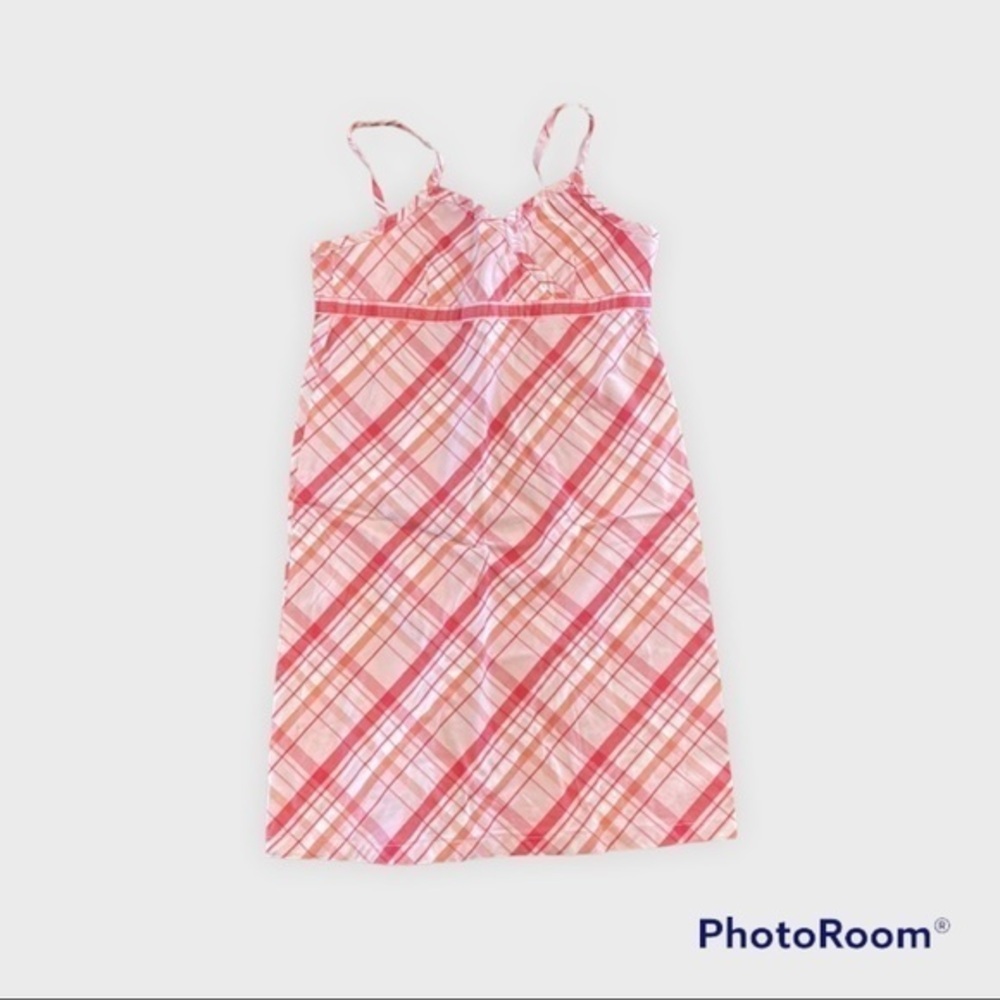 Pink striped dress 136